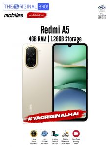 Redmi A5 - 4GB RAM - 128GB Storage - PTA Approved - 12 Months Warranty - Green - The Original Bro Mobiles - TOB36